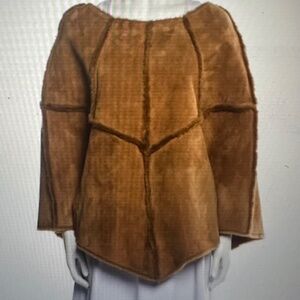 UGG Leather/Suede Poncho (S)
